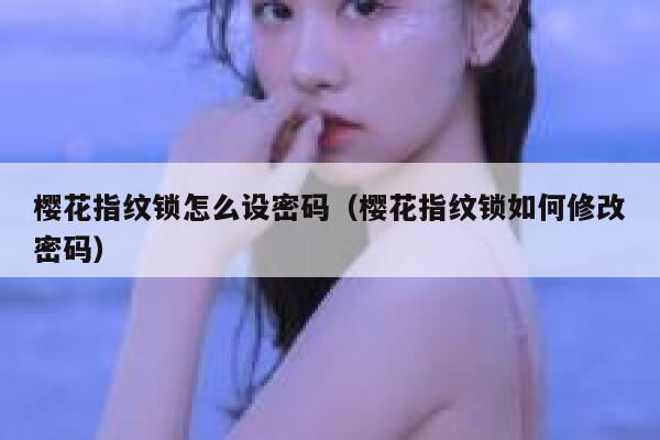 樱花指纹锁怎么设密码（樱花指纹锁如何修改密码） 第1张