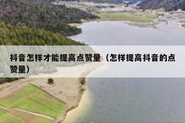 抖音怎样才能提高点赞量（怎样提高抖音的点赞量） 第1张