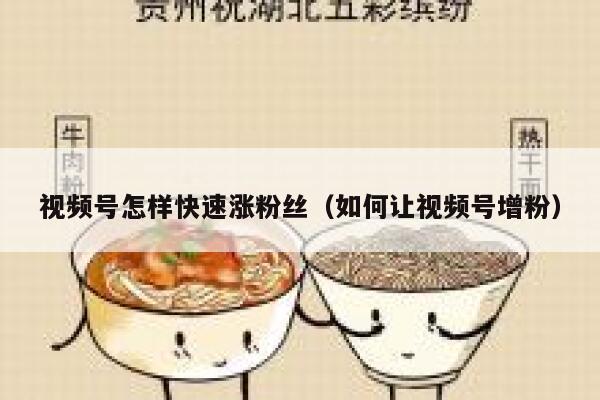 视频号怎样快速涨粉丝（如何让视频号增粉） 第1张