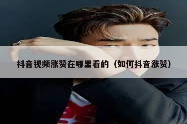 抖音视频涨赞在哪里看的（如何抖音涨赞） 第1张