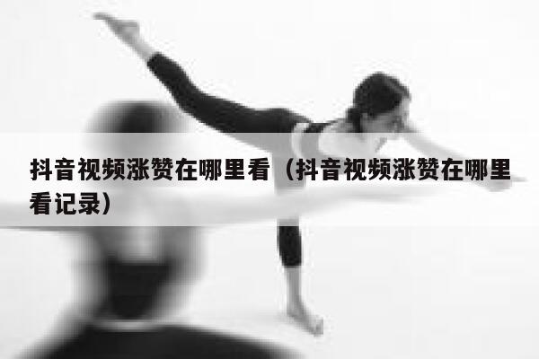 抖音视频涨赞在哪里看（抖音视频涨赞在哪里看记录） 第1张