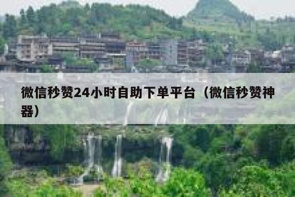 微信秒赞24小时自助下单平台（微信秒赞神器） 第1张