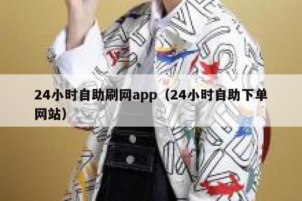 24小时自助刷网app（24小时自助下单网站） 第1张