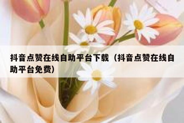 抖音点赞在线自助平台下载（抖音点赞在线自助平台免费） 第1张