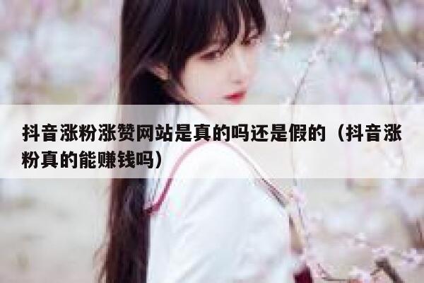 抖音涨粉涨赞网站是真的吗还是假的（抖音涨粉真的能赚钱吗） 第1张