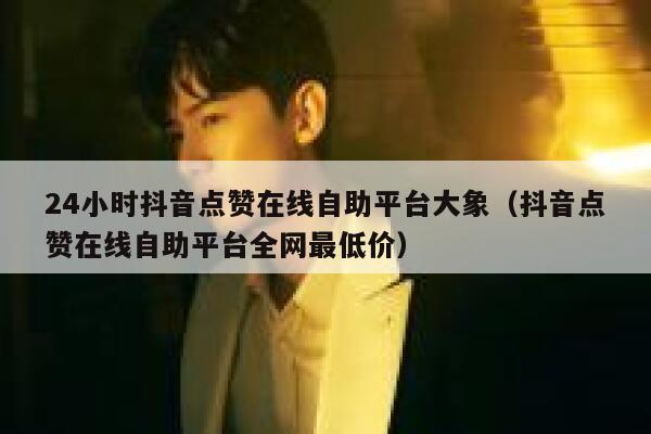 24小时抖音点赞在线自助平台大象（抖音点赞在线自助平台全网最低价） 第1张