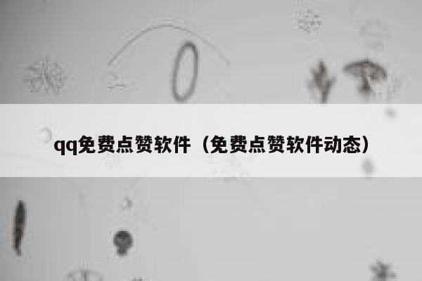 qq免费点赞软件（免费点赞软件动态） 第1张