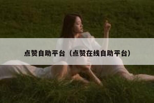 点赞自助平台（点赞在线自助平台） 第1张