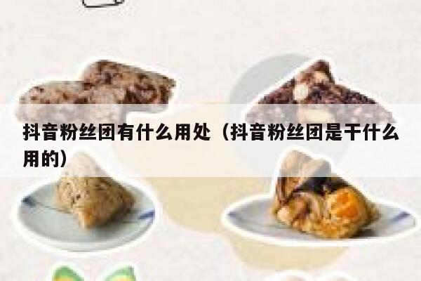 抖音粉丝团有什么用处（抖音粉丝团是干什么用的） 第1张