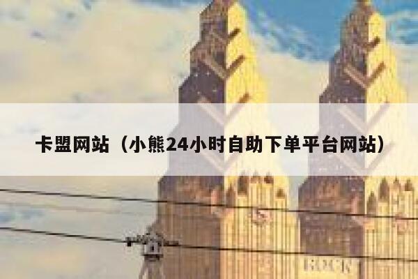 卡盟网站（小熊24小时自助下单平台网站） 第1张