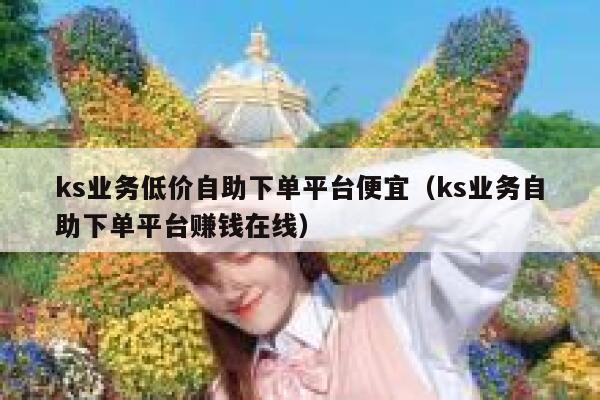 ks业务低价自助下单平台便宜（ks业务自助下单平台赚钱在线） 第1张