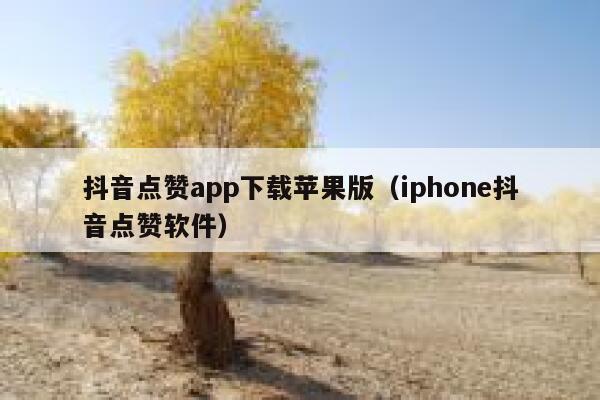抖音点赞app下载苹果版（iphone抖音点赞软件） 第1张