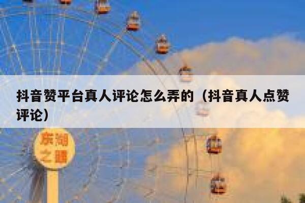 抖音赞平台真人评论怎么弄的（抖音真人点赞评论） 第1张