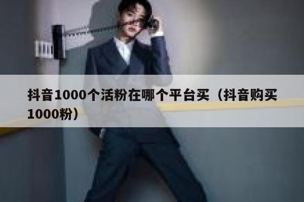 抖音1000个活粉在哪个平台买（抖音购买1000粉） 第1张