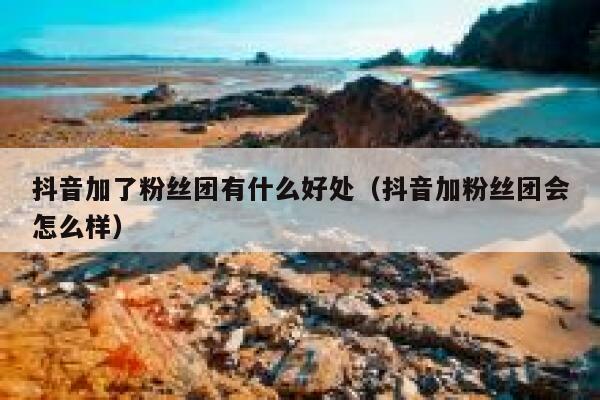 抖音加了粉丝团有什么好处（抖音加粉丝团会怎么样） 第1张