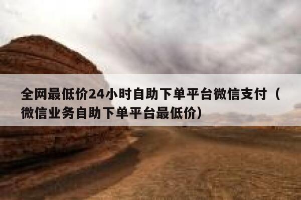 全网最低价24小时自助下单平台微信支付(微信业务自助下单平台最低价) 第1张 全网最低价24小时自助下单平台微信支付(微信业务自助下单平台最低价) 第1张