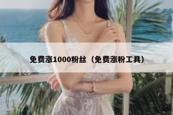 免费涨1000粉丝（免费涨粉工具） 第1张