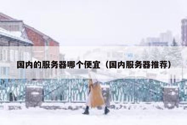 国内的服务器哪个便宜（国内服务器推荐） 第1张