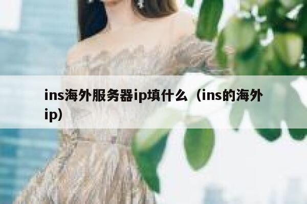 ins海外服务器ip填什么（ins的海外ip） 第1张