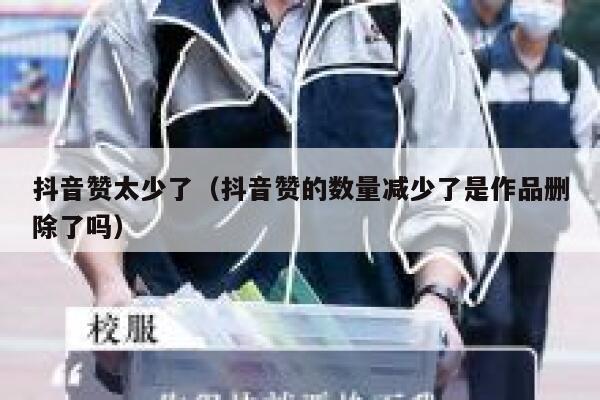 抖音赞太少了（抖音赞的数量减少了是作品删除了吗） 第1张
