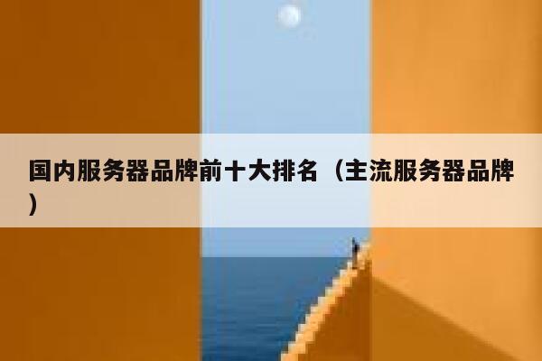 国内服务器品牌前十大排名（主流服务器品牌） 第1张