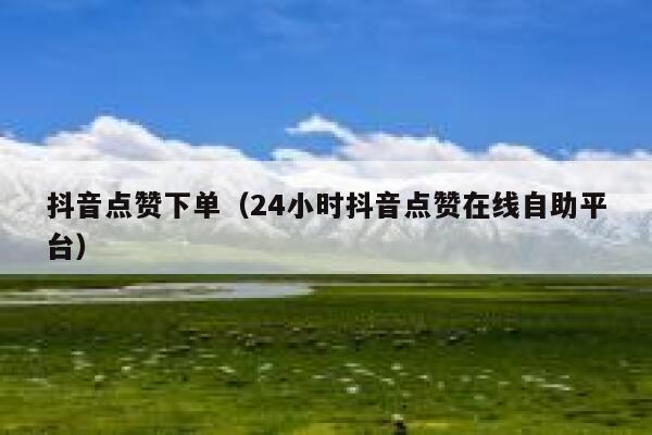 抖音点赞下单(24小时抖音点赞在线自助平台) 第1张 抖音点赞下单(24小时抖音点赞在线自助平台) 第1张