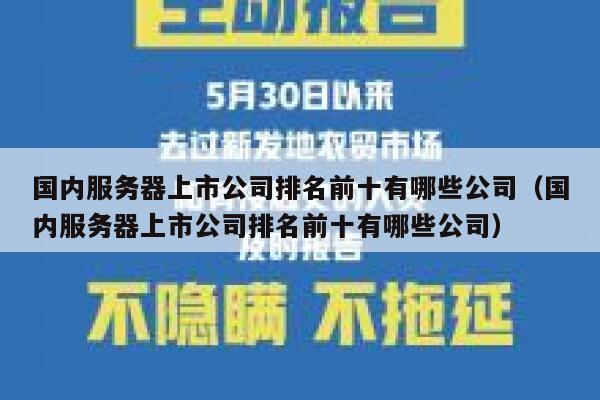 国内服务器上市公司排名前十有哪些公司（国内服务器上市公司排名前十有哪些公司） 第1张