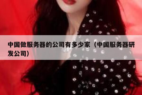 中国做服务器的公司有多少家（中国服务器研发公司） 第1张