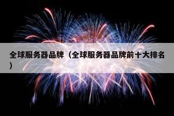 全球服务器品牌（全球服务器品牌前十大排名） 第1张