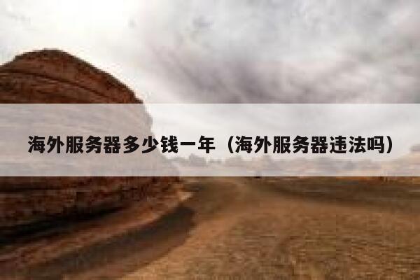 海外服务器多少钱一年（海外服务器违法吗） 第1张