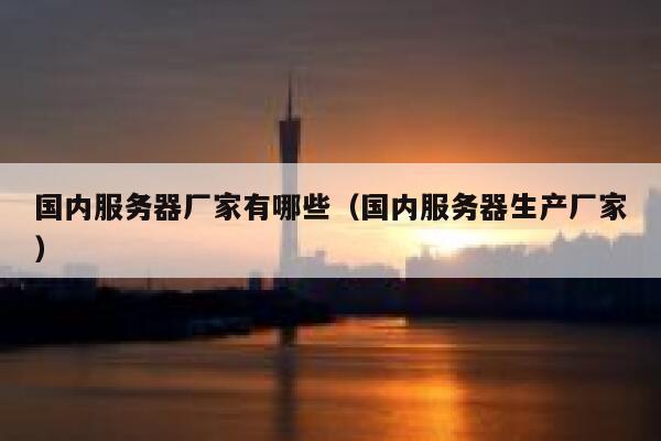 国内服务器厂家有哪些（国内服务器生产厂家） 第1张