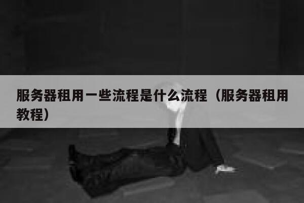 服务器租用一些流程是什么流程（服务器租用教程） 第1张