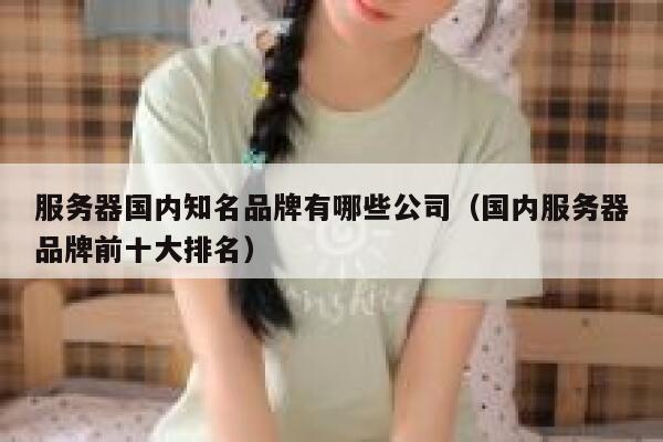 服务器国内知名品牌有哪些公司（国内服务器品牌前十大排名） 第1张