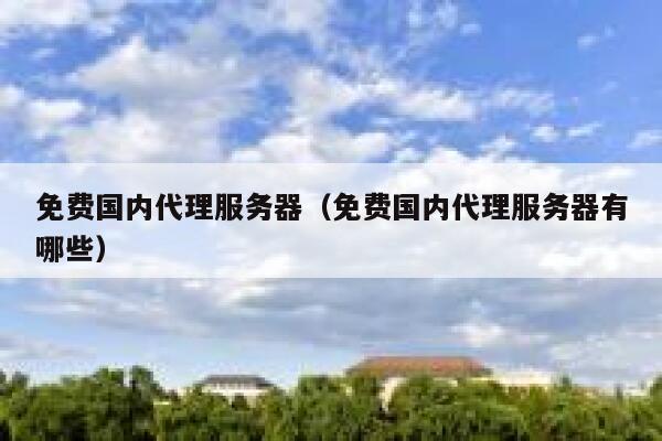 免费国内代理服务器（免费国内代理服务器有哪些） 第1张