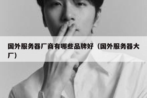 国外服务器厂商有哪些品牌好（国外服务器大厂） 第1张