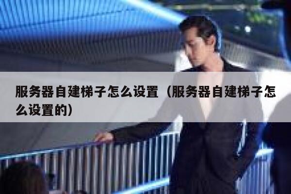 服务器自建梯子怎么设置（服务器自建梯子怎么设置的） 第1张