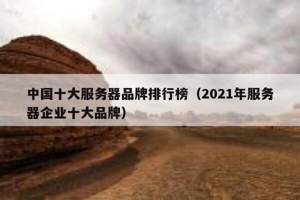 中国十大服务器品牌排行榜（2021年服务器企业十大品牌） 第1张