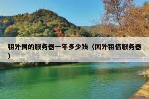 租外国的服务器一年多少钱（国外租借服务器） 第1张