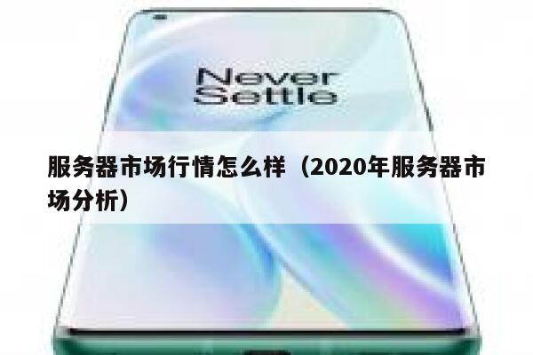 服务器市场行情怎么样（2020年服务器市场分析） 第1张