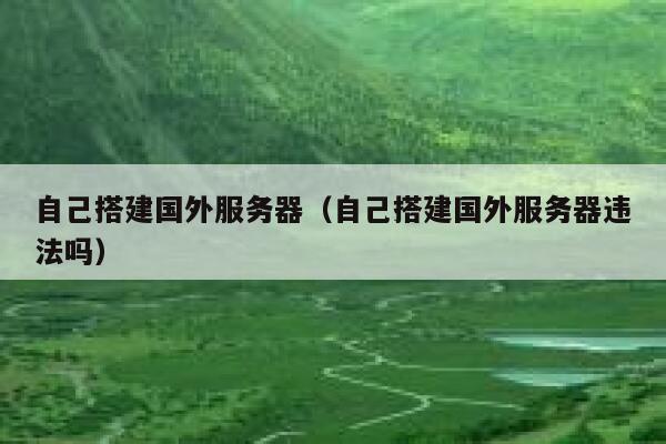 自己搭建国外服务器（自己搭建国外服务器违法吗） 第1张