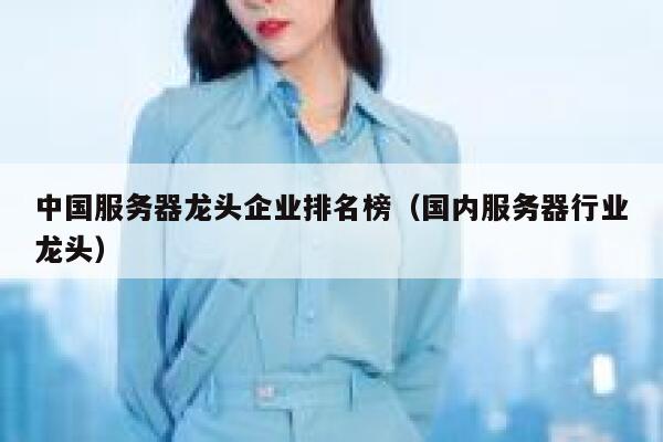 中国服务器龙头企业排名榜（国内服务器行业龙头） 第1张