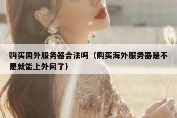 购买国外服务器合法吗（购买海外服务器是不是就能上外网了） 第1张