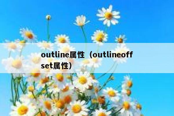 outline属性（outlineoffset属性） 第1张