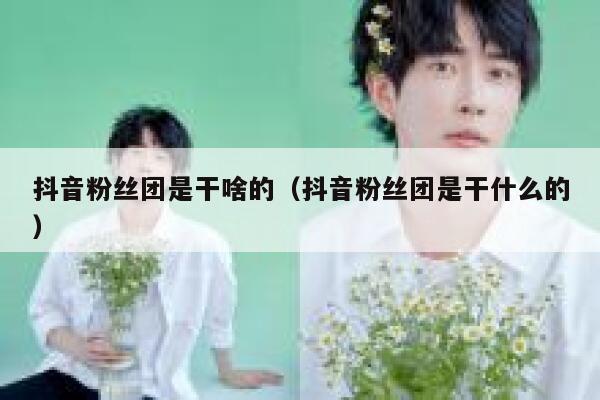 抖音粉丝团是干啥的（抖音粉丝团是干什么的） 第1张