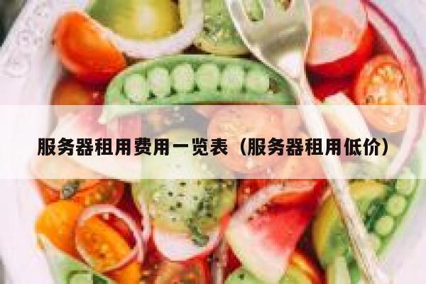 服务器租用费用一览表（服务器租用低价） 第1张