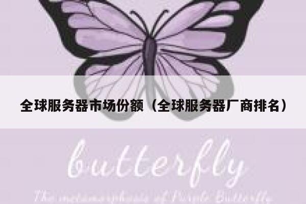 全球服务器市场份额（全球服务器厂商排名） 第1张