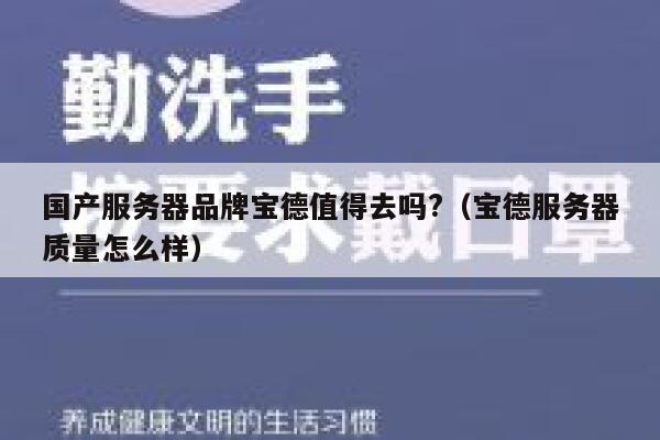 国产服务器品牌宝德值得去吗?（宝德服务器质量怎么样） 第1张