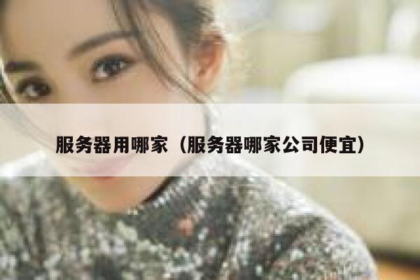 服务器用哪家（服务器哪家公司便宜） 第1张