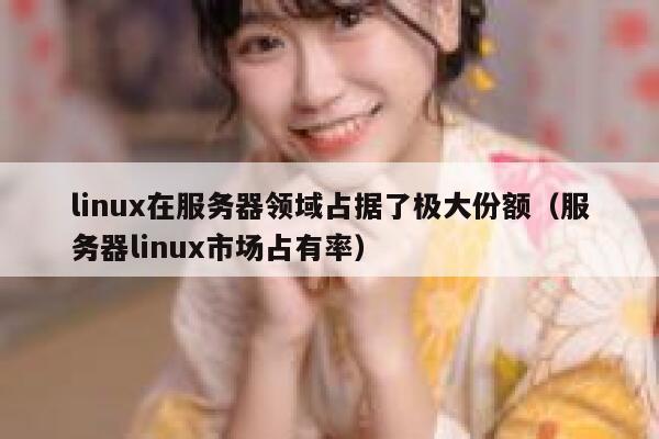 linux在服务器领域占据了极大份额（服务器linux市场占有率） 第1张