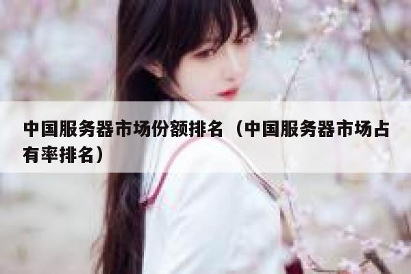 中国服务器市场份额排名（中国服务器市场占有率排名） 第1张